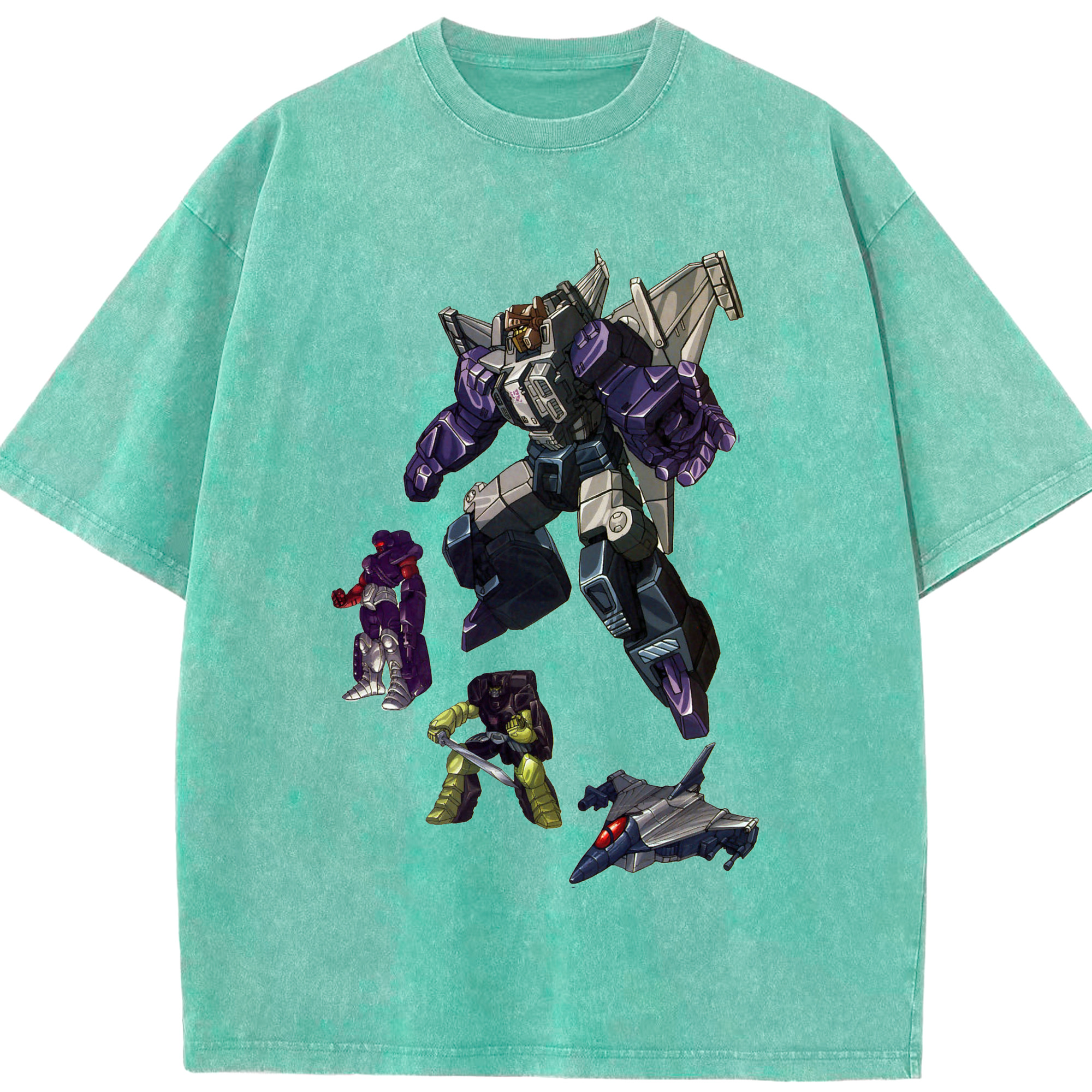 （画像用）  綿100% ヴィンテージ風 半袖Tシャツ（フロントプリント）